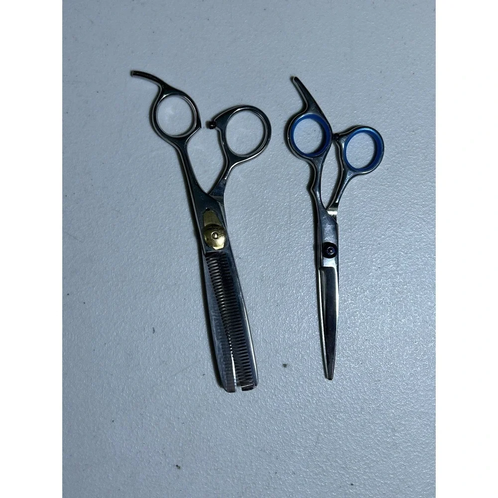 Pet Dog Grooming Scissors & Shears  Straight Thinning W/ Cases